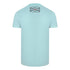 Aquascutum London Circle Logo Sky Blue T Shirt